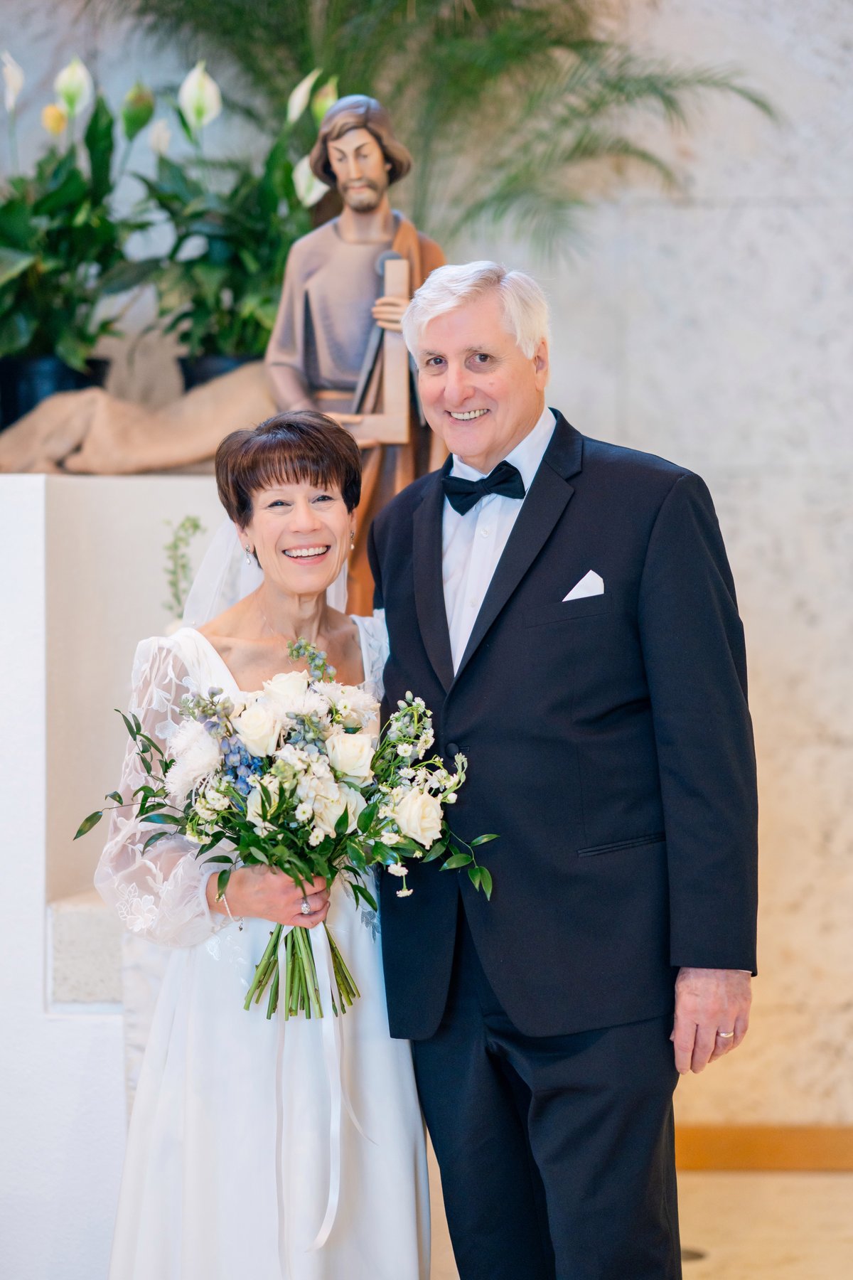 Linda & George wedding photo 14 at St. Joan of Arc Catholic Church, 370 SW 3rd St, Boca Raton, FL 33432